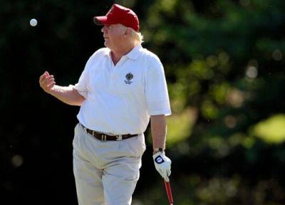 ترامپ متقلب در بازی گلف