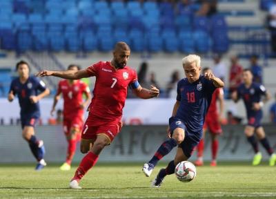 جام ملت های آسیا، تساوی بحرین و تایلند در سرانجام نیمه اول