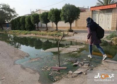 آبادانِ گردشگرپذیر، غرق در فاضلاب!