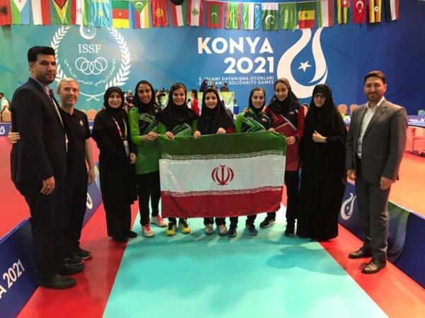 قهرمانی زنان پینگ پنگ ایران در بازی های کشورهای اسلامی